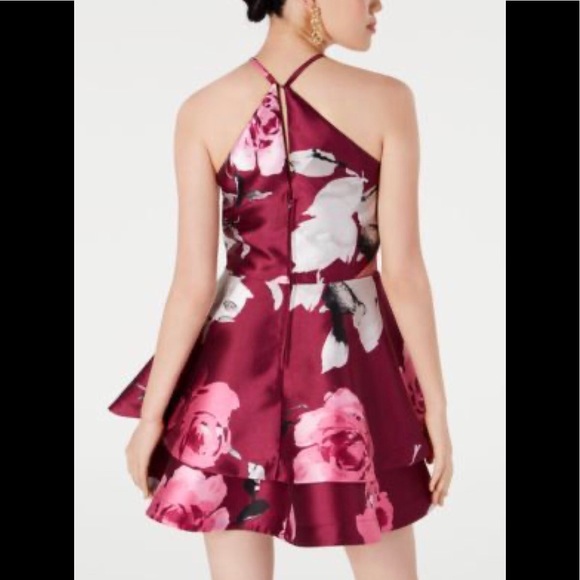 ⚡️SALE⚡️NWT Speechless Floral Layered Halter Dress - Picture 2 of 3